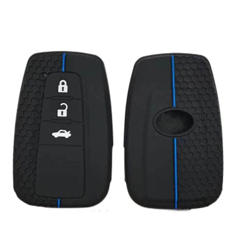 Toyota Remote Key Fob Cover for RAV4, Camry, Corolla: Soft Silicone Protector