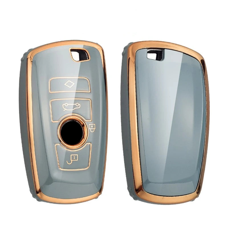 BMW Remote Key Fob Cover for Series 1-7, X1-X5, M3/M4: Flexible TPU Shell
