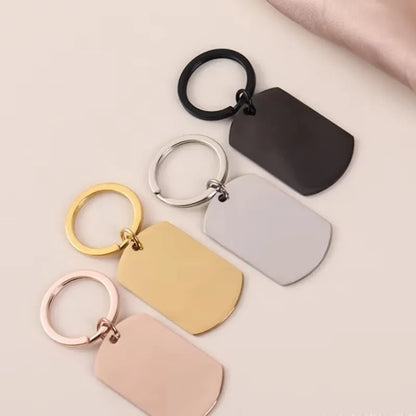 Mirror Stainless Keychain
