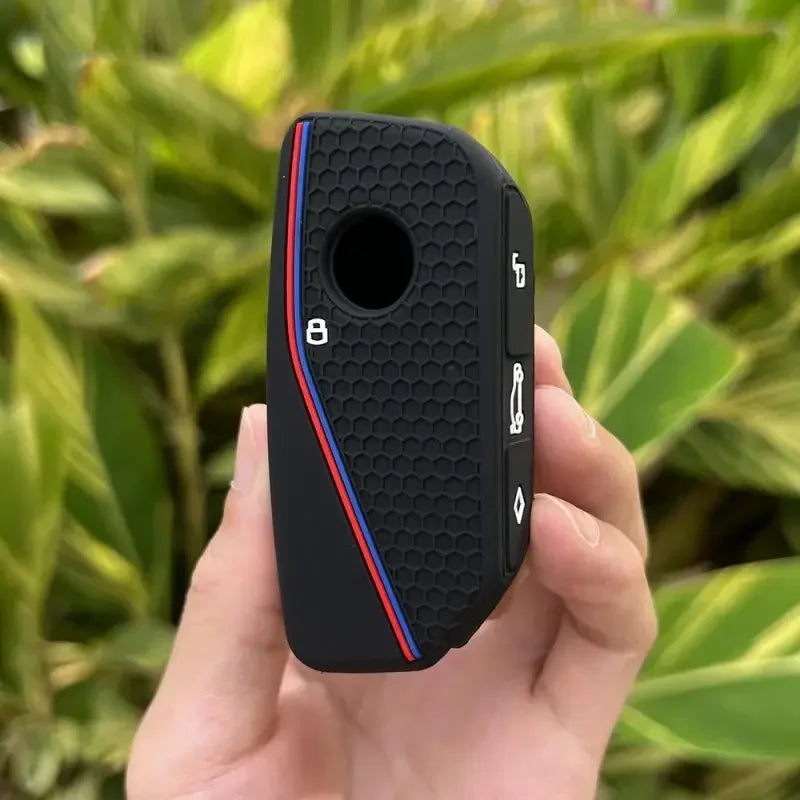 BMW Remote Key Fob Cover for Series 7, X7, X1: Soft Silicone Protector
