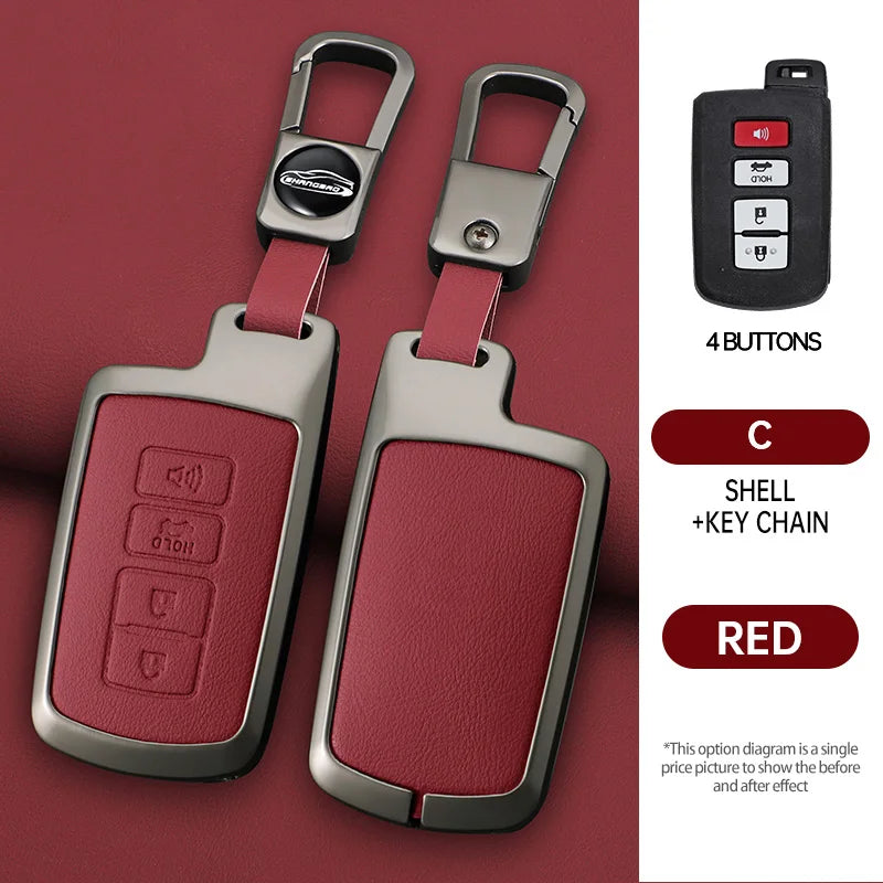 Car Remote Key Case Cover Shell for Toyota Auris Camry RAV4 Avalon Yaris Verso 2012 2013 2014 2015 2016 2017 2018 Accessories