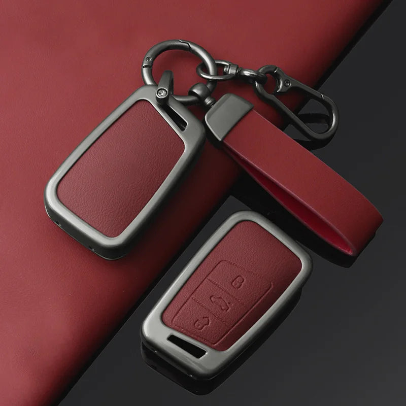 Zinc Alloy Car Key Case Cover Shell for VW Volkswagen Magotan GTE Passat B6 B7 B8 CC Skoda Fabia Superb Kodiaq A7 Accessory