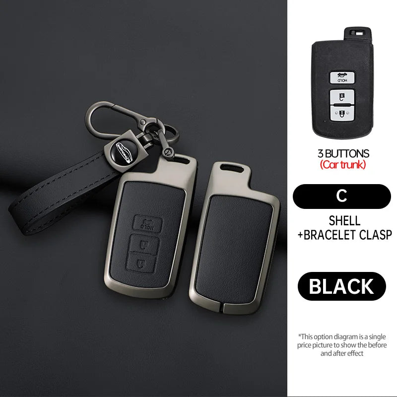 Car Remote Key Case Cover Shell for Toyota Auris Camry RAV4 Avalon Yaris Verso 2012 2013 2014 2015 2016 2017 2018 Accessories