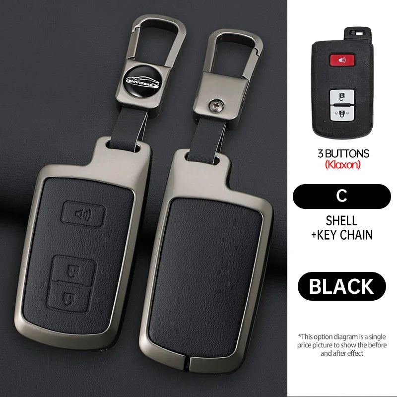 Car Remote Key Case Cover Shell for Toyota Auris Camry RAV4 Avalon Yaris Verso 2012 2013 2014 2015 2016 2017 2018 Accessories