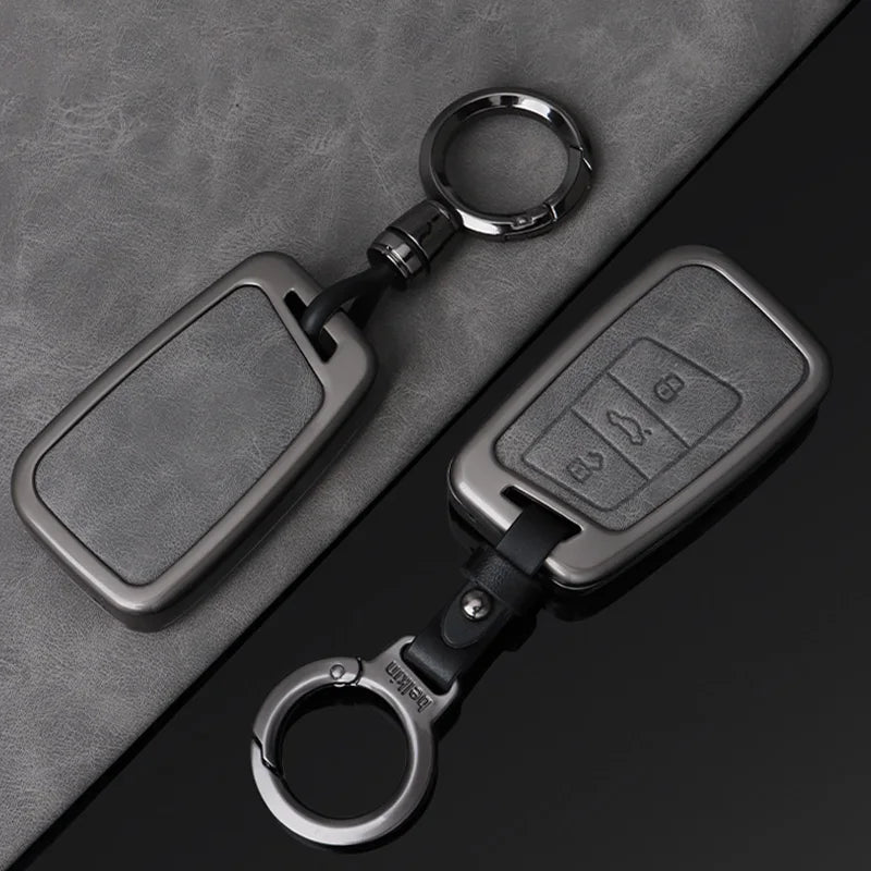 Zinc Alloy Car Key Case Cover Shell for VW Volkswagen Magotan GTE Passat B6 B7 B8 CC Skoda Fabia Superb Kodiaq A7 Accessory