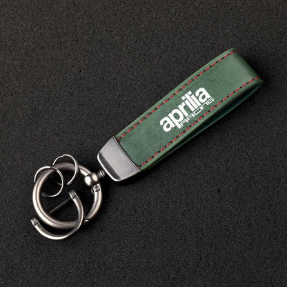 Aprilia Leather Keychain