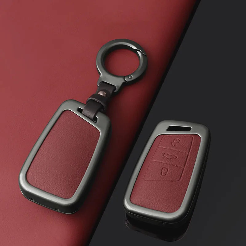 Zinc Alloy Car Key Case Cover Shell for VW Volkswagen Magotan GTE Passat B6 B7 B8 CC Skoda Fabia Superb Kodiaq A7 Accessory