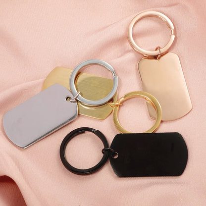Mirror Stainless Keychain