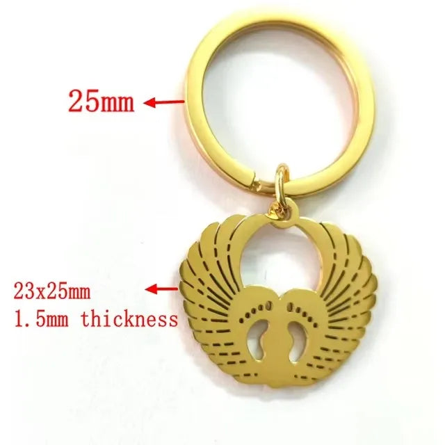 Mirror Stainless Keychain