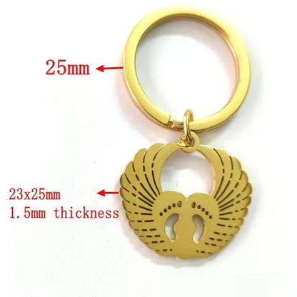 Mirror Stainless Keychain