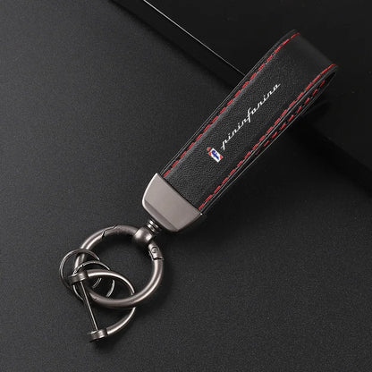 Pininfarina Leather Keychain