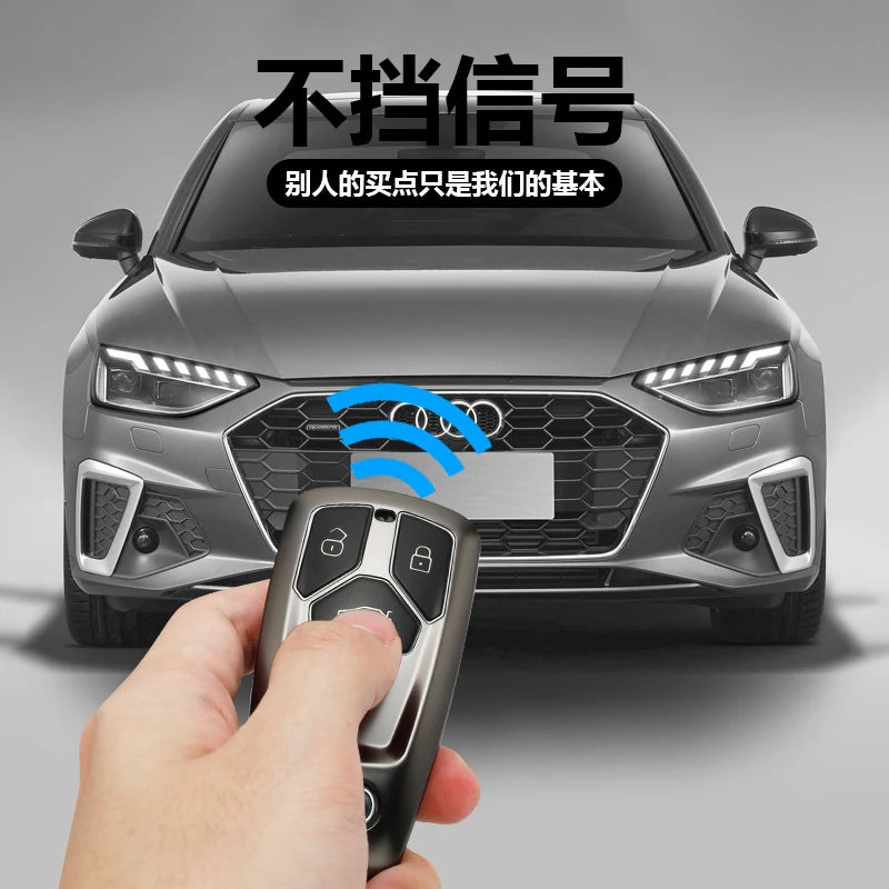 TPU Carbon Style Car Key Case Cover Fob Keychain for Audi A4 B9 A5 A6 8S 8W Q5 Q7 4M S4 S5 S7 TT TTS TFSI RS Protector Shell Fob