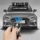 TPU Carbon Style Car Key Case Cover Fob Keychain for Audi A4 B9 A5 A6 8S 8W Q5 Q7 4M S4 S5 S7 TT TTS TFSI RS Protector Shell Fob
