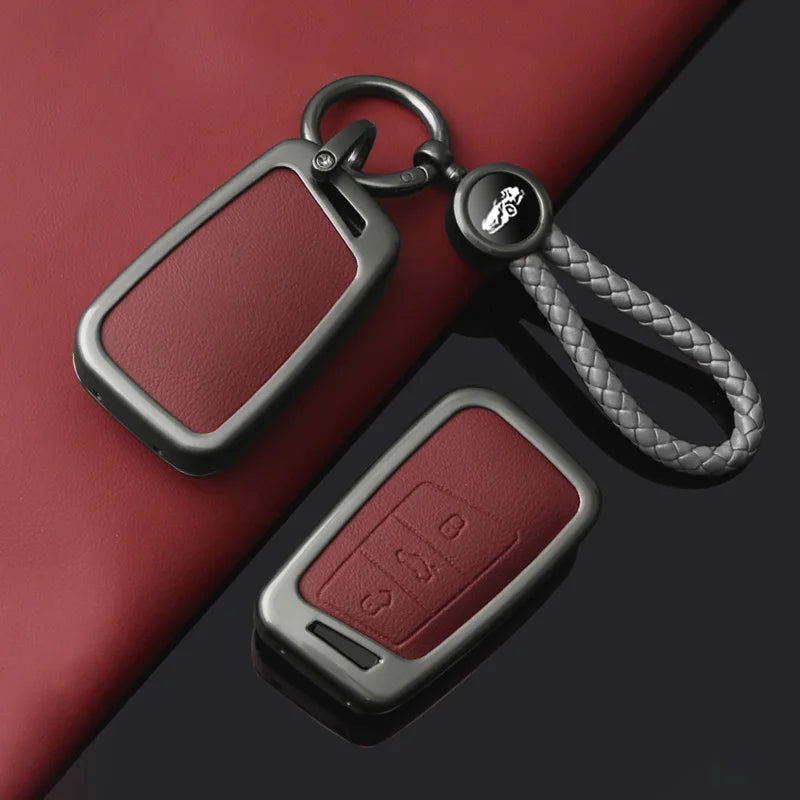 Zinc Alloy Car Key Case Cover Shell for VW Volkswagen Magotan GTE Passat B6 B7 B8 CC Skoda Fabia Superb Kodiaq A7 Accessory