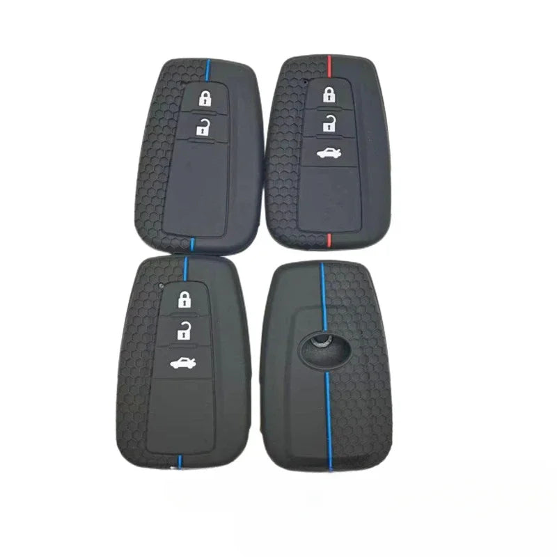 Toyota Remote Key Fob Cover for RAV4, Camry, Corolla: Soft Silicone Protector