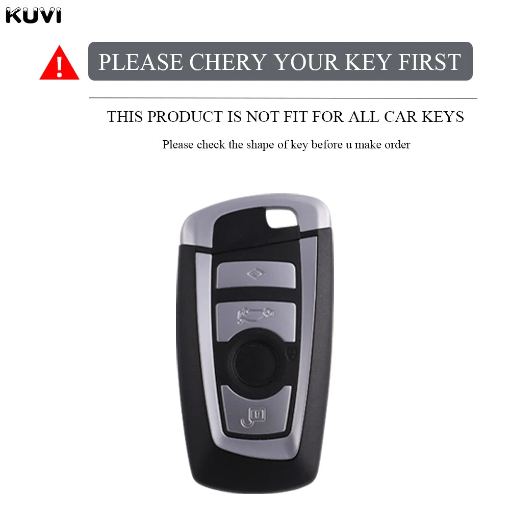 BMW Remote Key Fob Cover for Series 1-7, X1-X5, M3/M4: Flexible TPU Shell