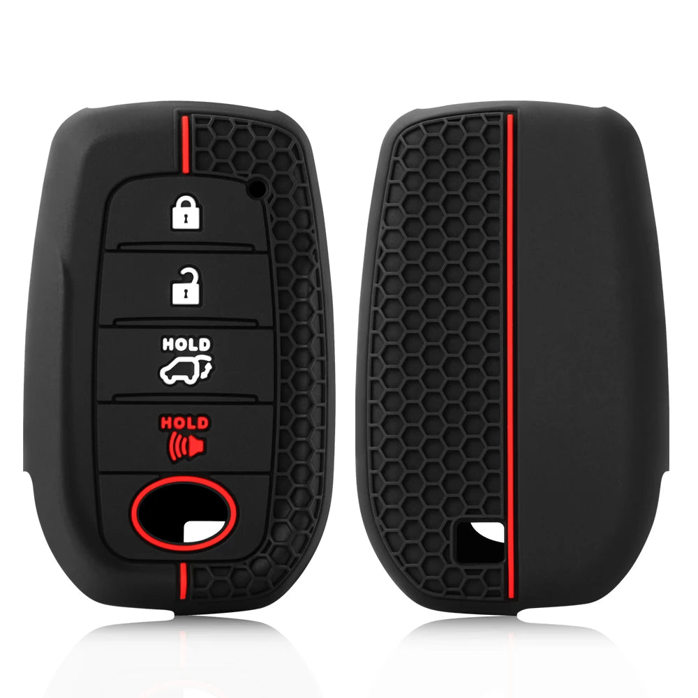 Toyota Remote Key Fob Cover for Land Cruiser, Hilux, Fortuner: Soft Silicone Shell