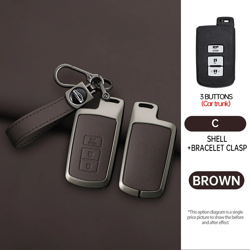 Car Remote Key Case Cover Shell for Toyota Auris Camry RAV4 Avalon Yaris Verso 2012 2013 2014 2015 2016 2017 2018 Accessories