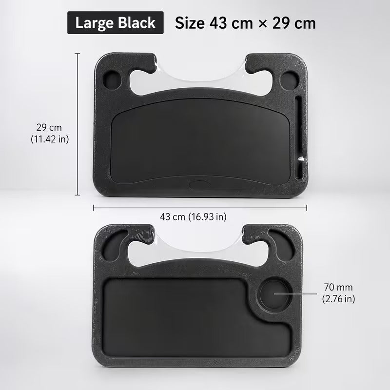 Premium Car Steering Wheel Tray | Portable Workstation & Food Table