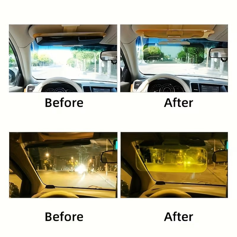 HD Anti-Glare Car Sun Visor Night Vision Extender Mirror