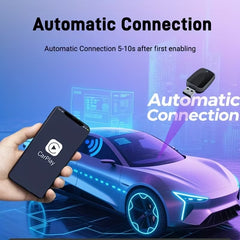 2-in-1 Wireless CarPlay & Android Auto Smart USB Adapter